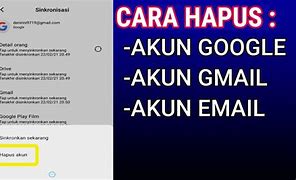 Cara Hapus Akun Google Kita Di Hp Lain